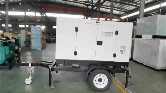 Mobile Generator Trailer 50kVA Silent Diesel Generator Genset